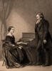 Clara and Robert Wieck Schumann